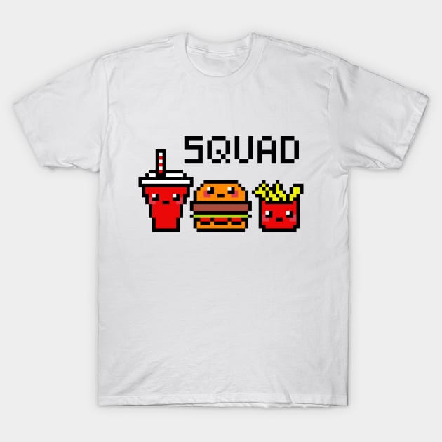 Cute squad pixel art T-Shirt by J0k3rx3